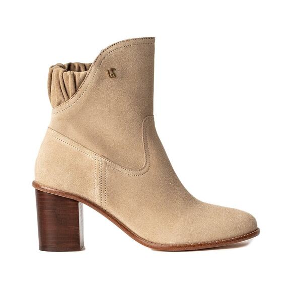 Zadig & Voltaire Lena Suede Boots Block Heels Women's $498, Sz 38, NIB! - Picture 1 of 10